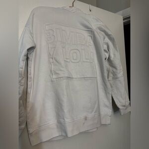 Bimba y Lola white hoodie